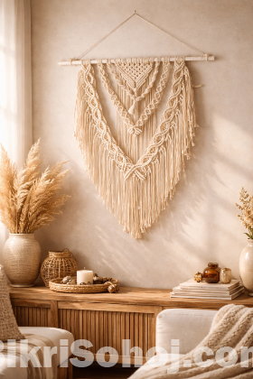 Handcrafted Macrame Wall Hanging – Premium Home Decor